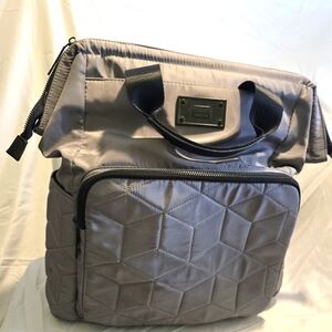 Steve Madden ~ Gray Quilted Travel Bag